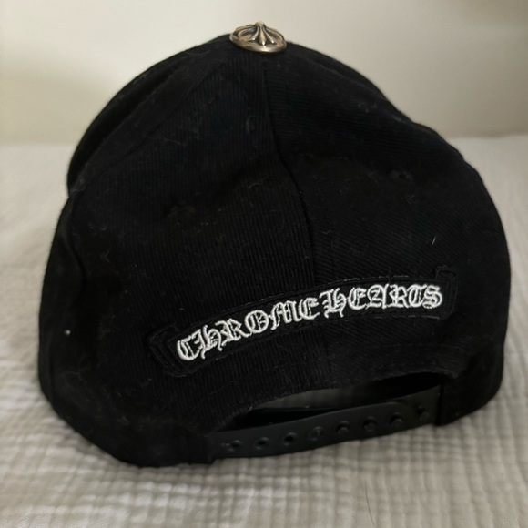 CHROME HEARTS Vertical Signature Baseball Cap AUTHENTIC - Picture 3 of 8